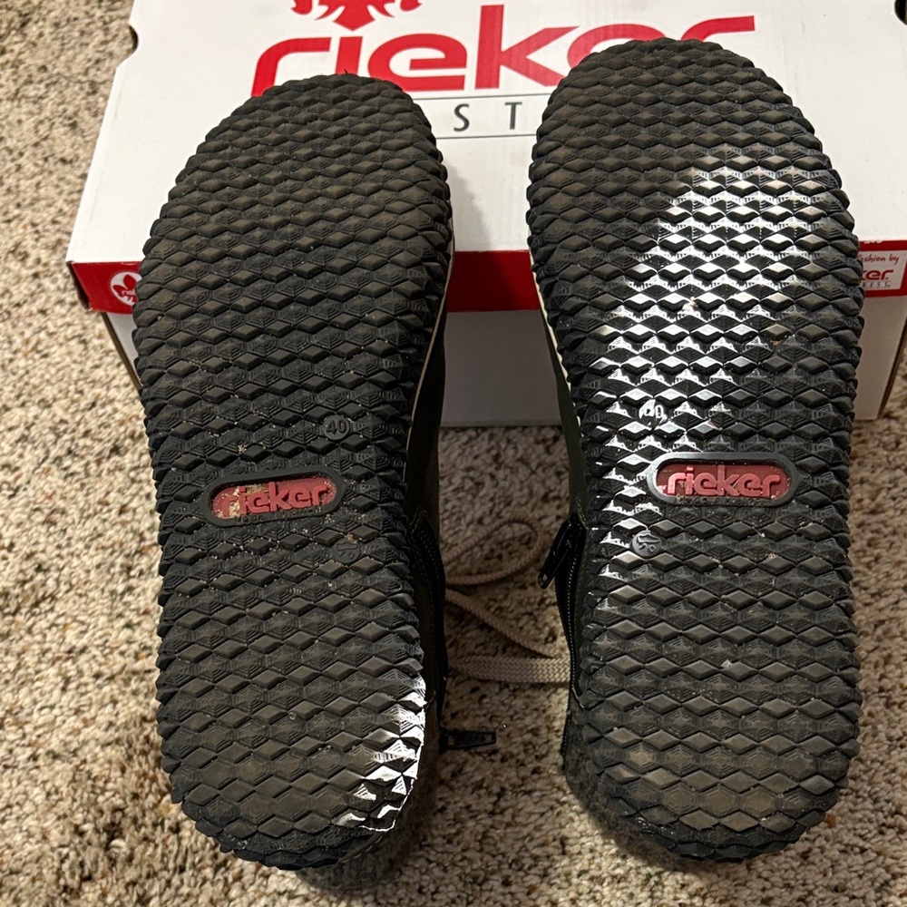 Rieker Dark Green Winter Boots - Picture 5 of 6